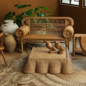 Banco Namoradeira em Rattan