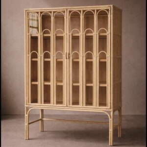 Cristaleira Bali em Rattan